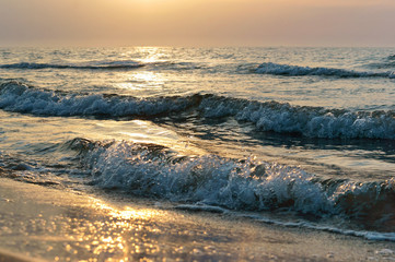 Fototapety  wschód słońca nad morzem, zachód słońca nad morzem