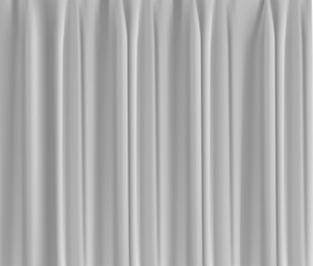 Obraz premium White curtains texture