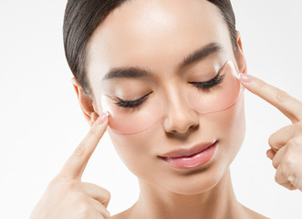 Obraz premium Eyes cosmetic mask healthy eye skin woman beauty