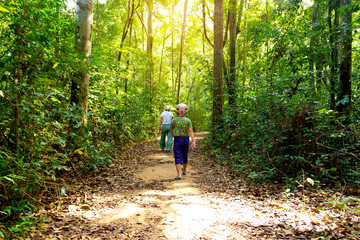 walking trail in the North of Phu Quoc island, one of the sightseeing attractions