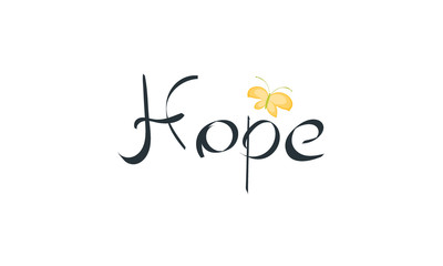 Hope lettering
