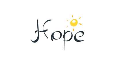 Hope lettering