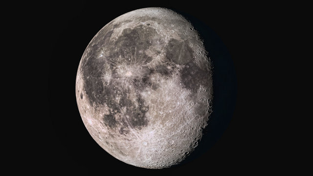 The beauty of the universe: Wonderful super detailed waning gibbous Moon - find more in my portfolio