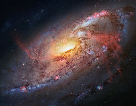 The beauty of the universe: Huge and detailed Spiral Galaxy M106