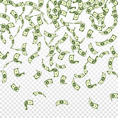 Indian rupee notes falling. Sparse INR bills on tr