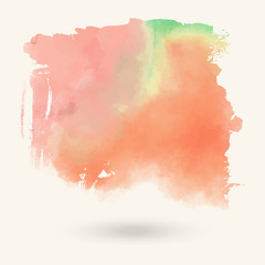 Abstract rainbow watercolor