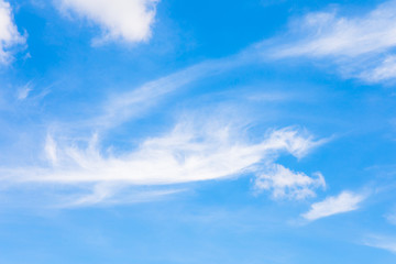 Fototapeta na wymiar photo of blue sky and clouds or cloudscape.