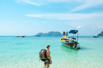 long beach tailandia barche