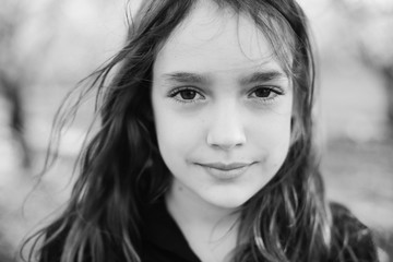 Portrait of teenage girl outdoor