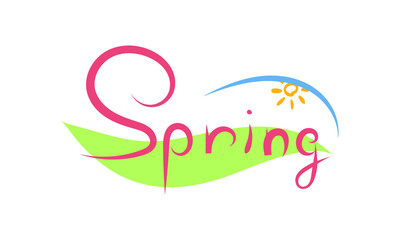 Spring banner