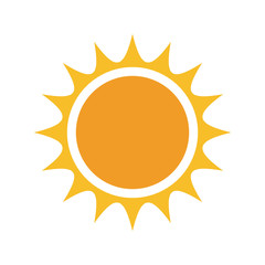 Vector sun logo