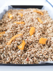 homemade granola close-up