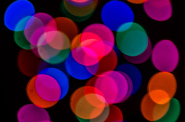 Blured lights abstract