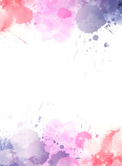 Obraz premium Waterocolor splash background