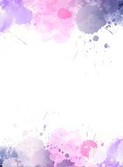 Waterocolor splash background