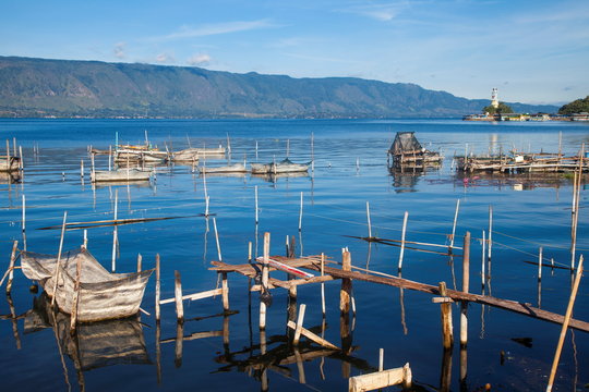 Lake Toba, Parapat, Samosir Island, Sumatra, Indonesia