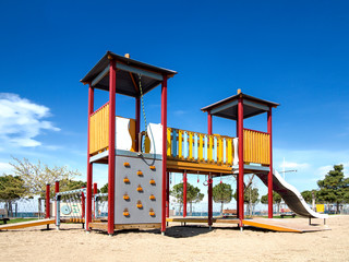 Colorful public playground