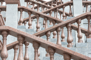Naklejka premium Grand stone stairs in Vitebsk, Belarus