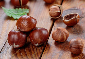 walnuts isolated white background