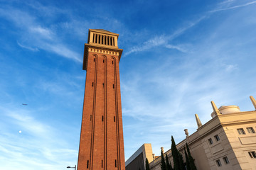 Fototapeta premium Venetian Towers or Torres Venecianes - Barcelona Spain