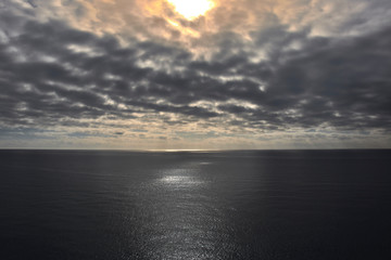 Clouds and sea