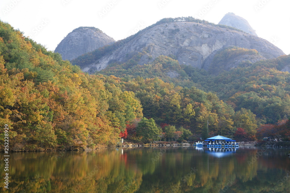 Canvas Prints lake in the mountains