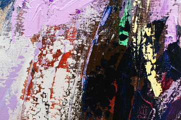 abstract oil paint texture on canvas