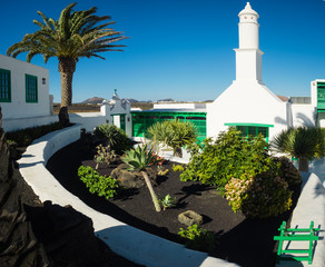 Fototapeta premium Museo del Campesino (Peasant Museum) in the village of Mozaga in Lanzarote