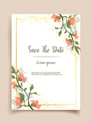 wedding card template design