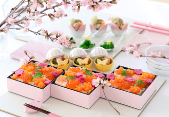 お花見ちらし寿司