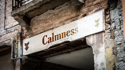 Sign 383 - Calmness