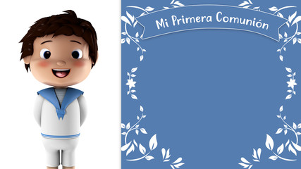 Primera Comunión niño	