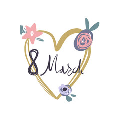 Vector EPS. Beautiful boho style lettering postcard. Ink freehand inscription. Good for holiday typography