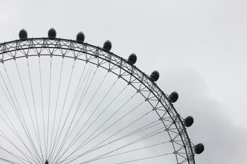 ferris wheel and blue sky