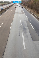 Obraz premium aerial of german highway