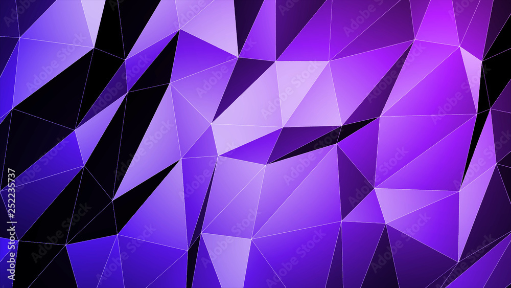 Wall mural Abstract Background Polygon