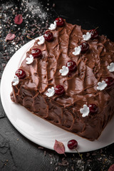 St. Valentine's Day, Birthday  Cake.  Festive  Dessert.