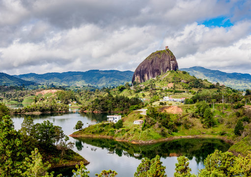 El Penon de Guatape (Rock of Guatape), Antioquia Department, Colombia
