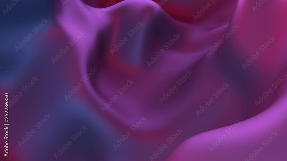 Poster 3d render modern abstract fluid noise background. deformed surface with smooth reflections and shado
