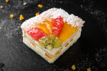 St. Valentine's Day, Birthday  Cake.  Festive  Dessert.