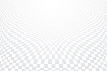 Geometric checkered pattern. White textured background.