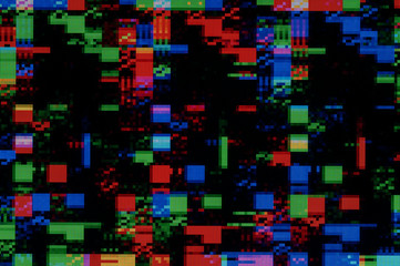 Pixel pattern of a digital glitch / Abstract background, pattern of a digital glitch.
