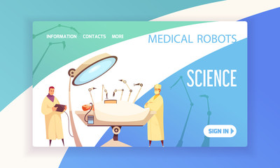 Medical Robots Landing Page