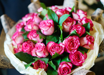 nice bouquet in the hands