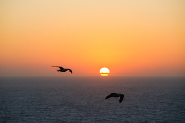 tramonto a Cabo de San Vicente - Algarve (Portogallo)