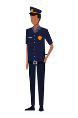 Police officer worker avatar