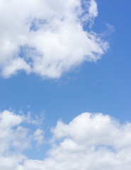 Obraz premium blue sky with white clouds