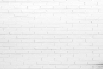 Abstract white brick wall textured background. 