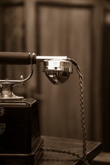 Old telephone receiver
