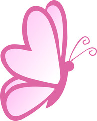 Fototapeta premium Schmetterling mit Herz